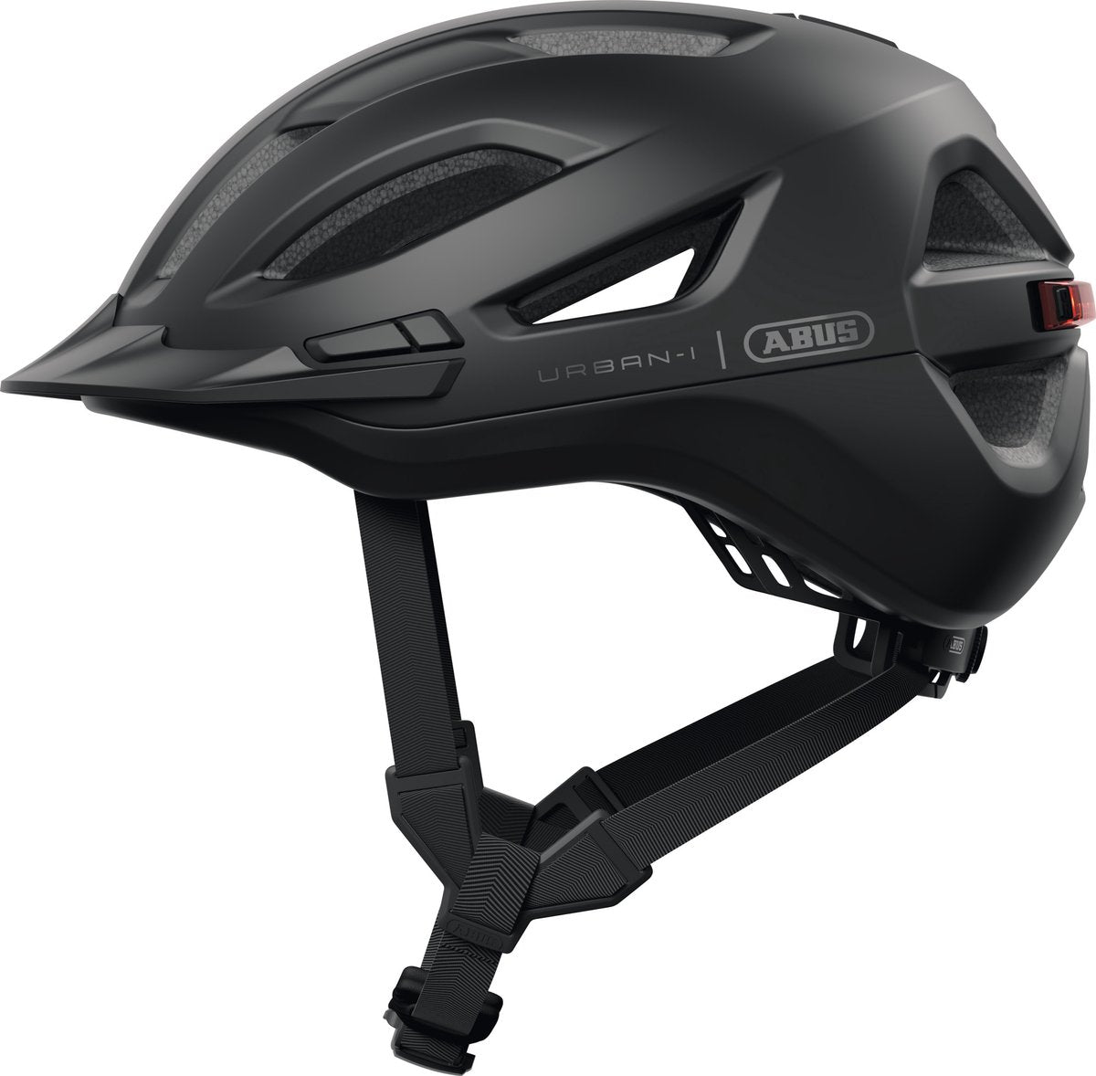 Abus fietshelm urban-i 4.0 ace velvet black m - 54-58 cm - zwart - geschikt voor gebruik op elektrische fietsen - stadsfietsen - 280 g