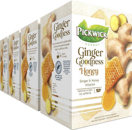 Pickwick ginger goodness honey kruidenthee - 15 x 4 theezakjes