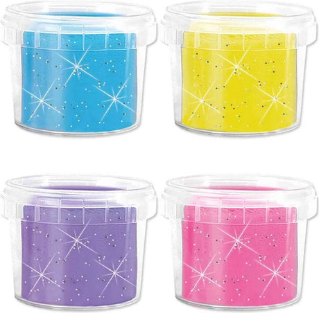 Ses creative ses feel good klei - sparkle, 4x90gr