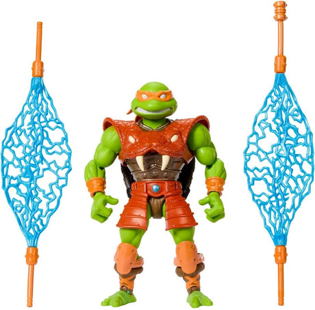 Mattel motu x tmnt: turtles of grayskull action figure michelangelo 14 cm action figuur