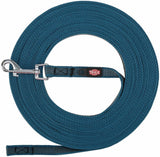 Trixie hondenriem sleeplijn met rubber anti slip petrol blauw