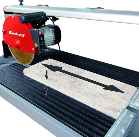 Einhell steensnijmachine te-sc 920 l - 2200 w - max. snijdiepte 70 mm - turbo-diamantschijf ø 300 mm - werktafel 920x550 mm - laser