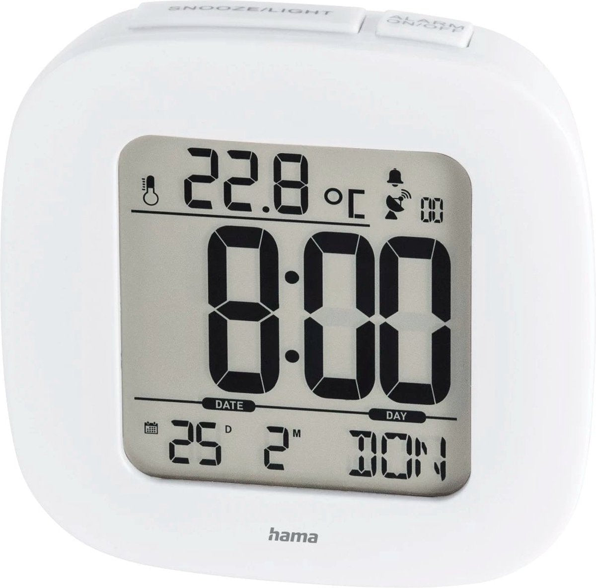 Hama wekker- rc 45 - draadloos- wit