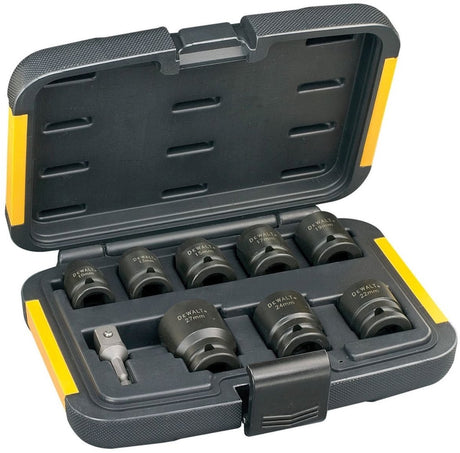Dewalt dt7507-qz - dopsleutelset - 1 2 - 9-delig - zeskant udarowy
