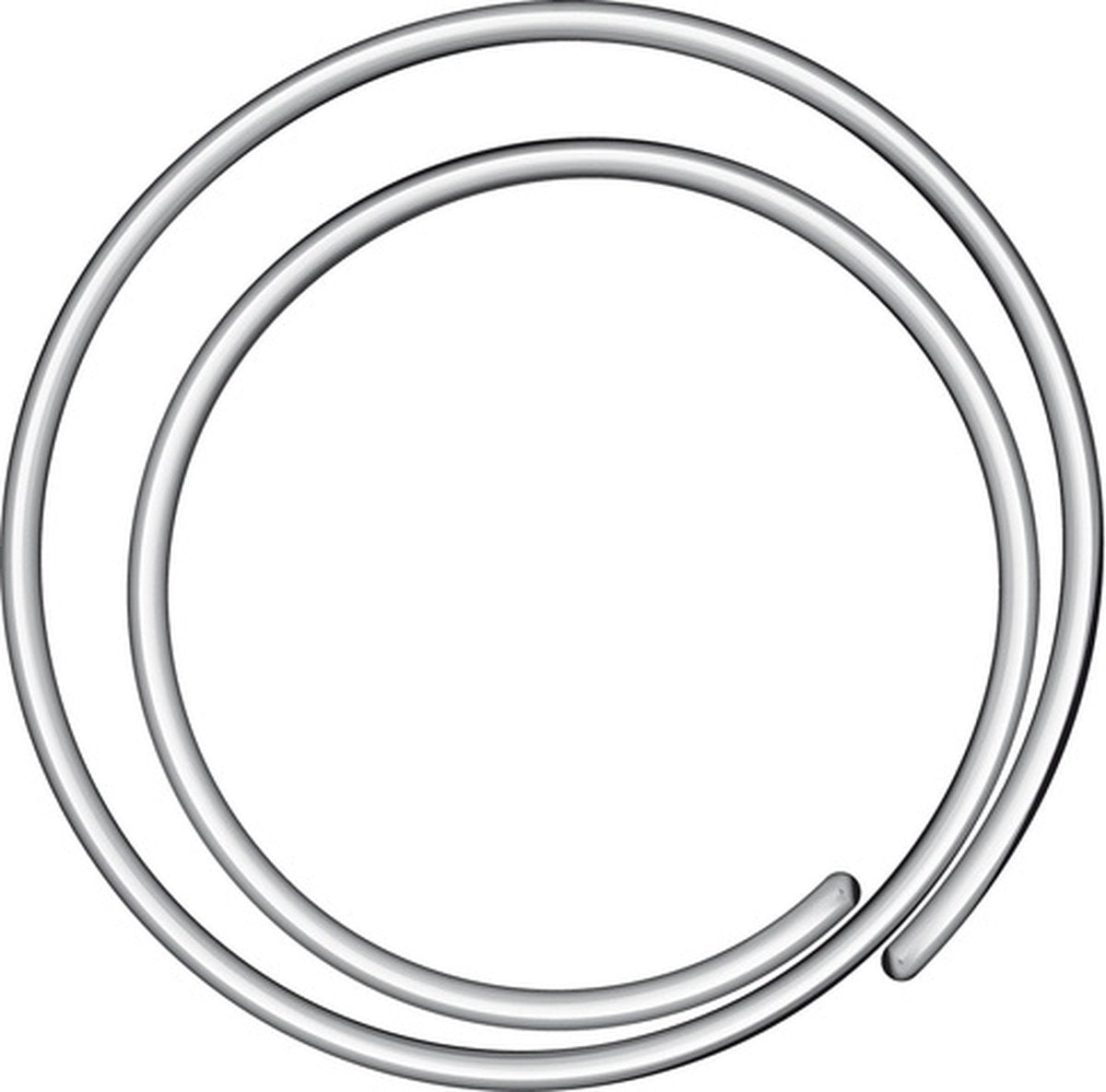 Alco paperclips - circular - 20 mm - spiraalvorm - doos 50 stuks