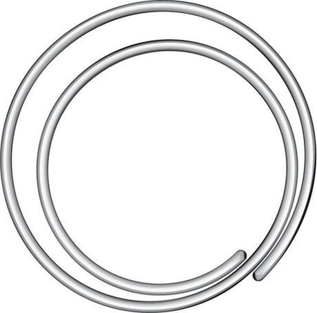 Alco paperclips - circular - 20 mm - spiraalvorm - doos 50 stuks