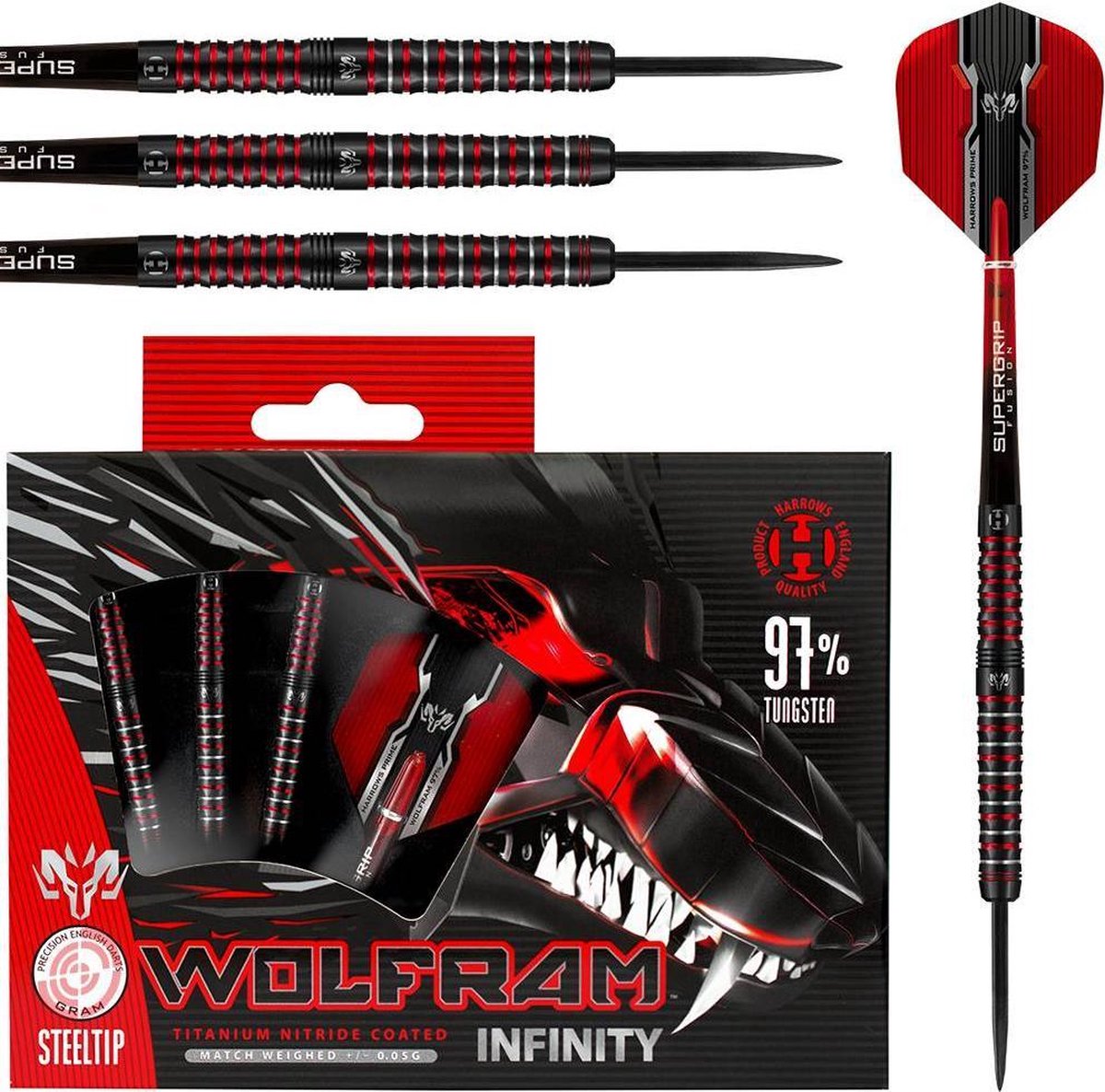 Harrows wolfram infinity 97% tungsten 25gr