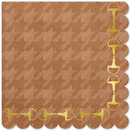 Partydeco 12 steigbögel feestservetten 33x33 cm