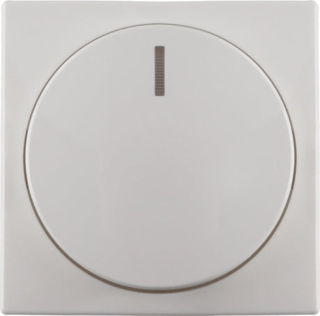 Busch-jaeger bal centraalplaat polar wit knop dimmer