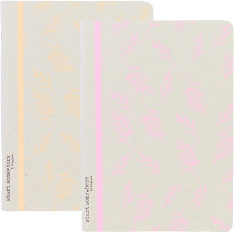 Kangaro schriften - ecologique - formaat a5 - met lijn - 2 stuks - an-116069-a