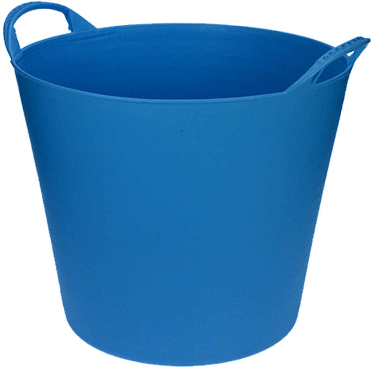 Talen tools - flexibele kuip - met hendels - kunststof - 38 liter - lichtblauw
