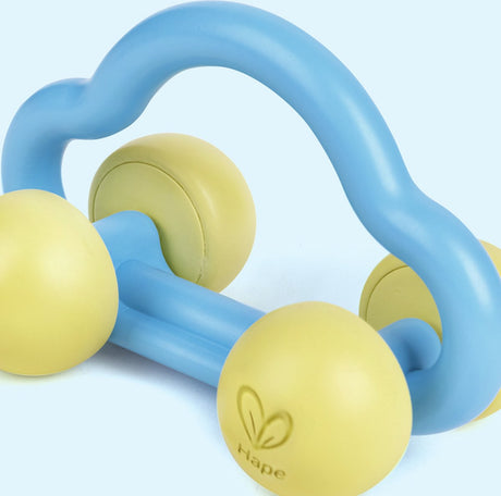 Hape spielzeugauto roll rassel