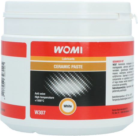 Womi keramisch vet pot - 500 gram - bescherming montage pasta - professional smeermiddel w307