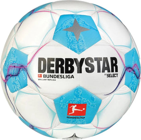 Derbystar bundesliga brillant replica v23 fifa basic ball 162008c, unisex, wit, bal naar voetbal, maat: 5