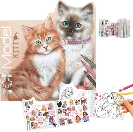 Depesche - topmodel kitty kleurboek - kitty and doggy