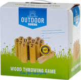 Outdoor play wood throw game