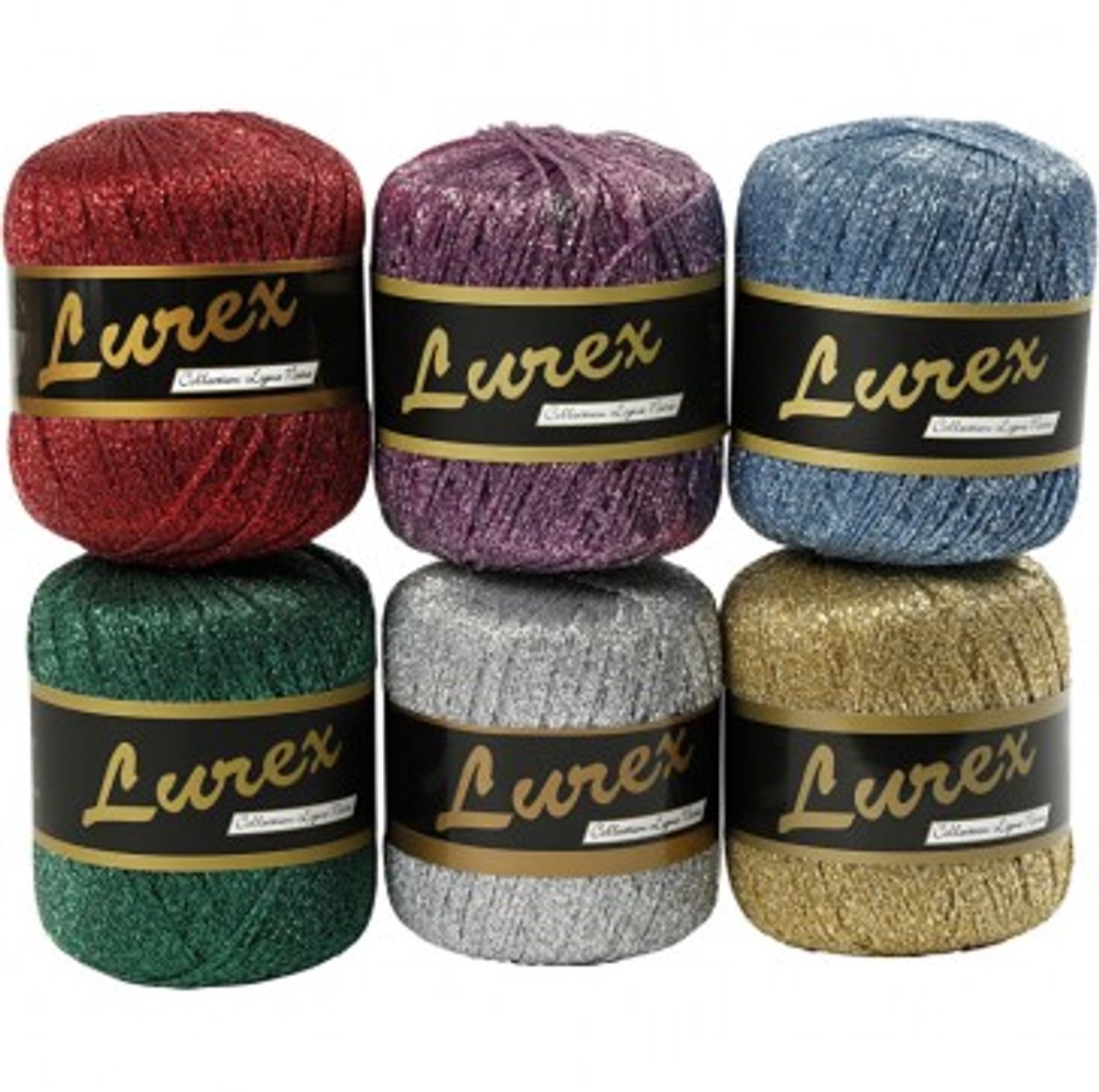 Creativ company https: www.cchobby.nl lurex-glitter-garen-l-160-m-diverse-kleuren-6x25-gr-1-doos
