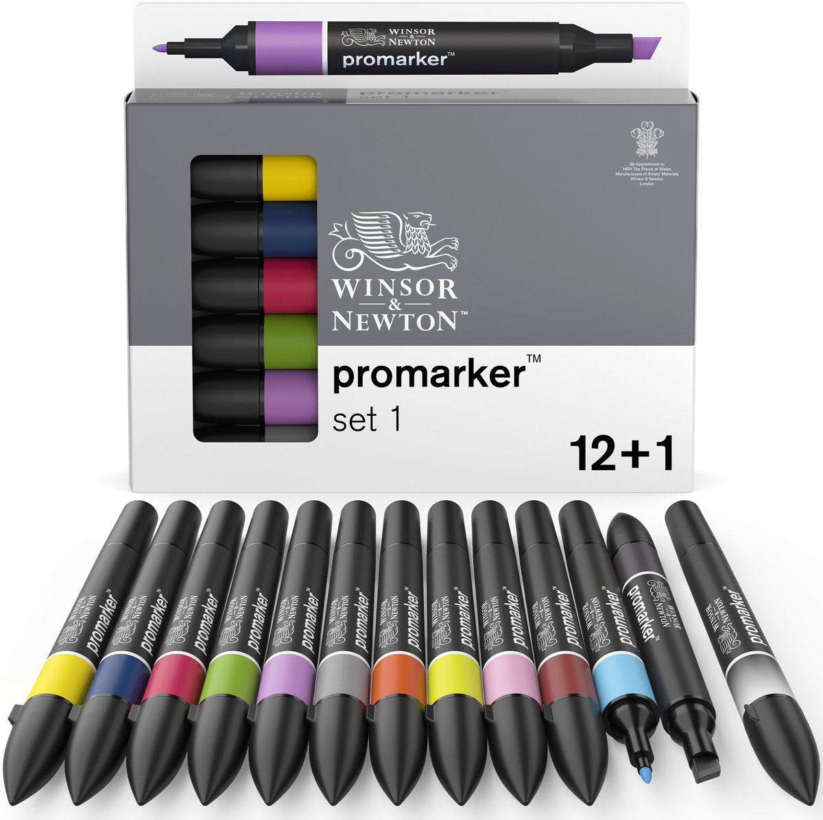 Winsor newton 0290137 promarker™ 12+1 set | professionele layoutmarkers alcoholmarkers