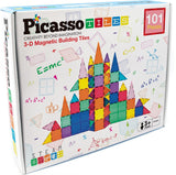 Picasso tiles tactic - constructiespeelgoed - magnetic tiles - magnetische tegels - play set - stem speelgoed - creatief bouwspeelgoed - 101-delig - vanaf 3 jaar