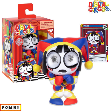 Moose toys the amazing digital circus - vinyl figuur pomni