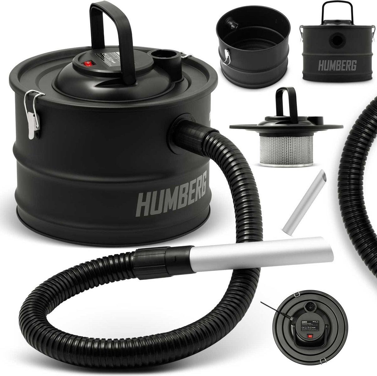 Humberg aszuiger - 15 liter - 1200w - hm-404