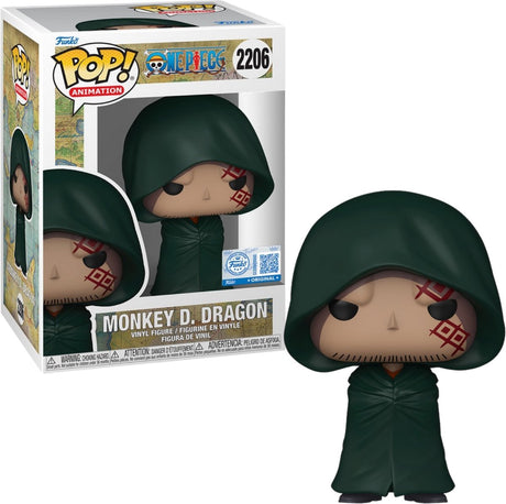 Funko pop! animation: one piece - monkey d. dragon #2206 special edition exclusive