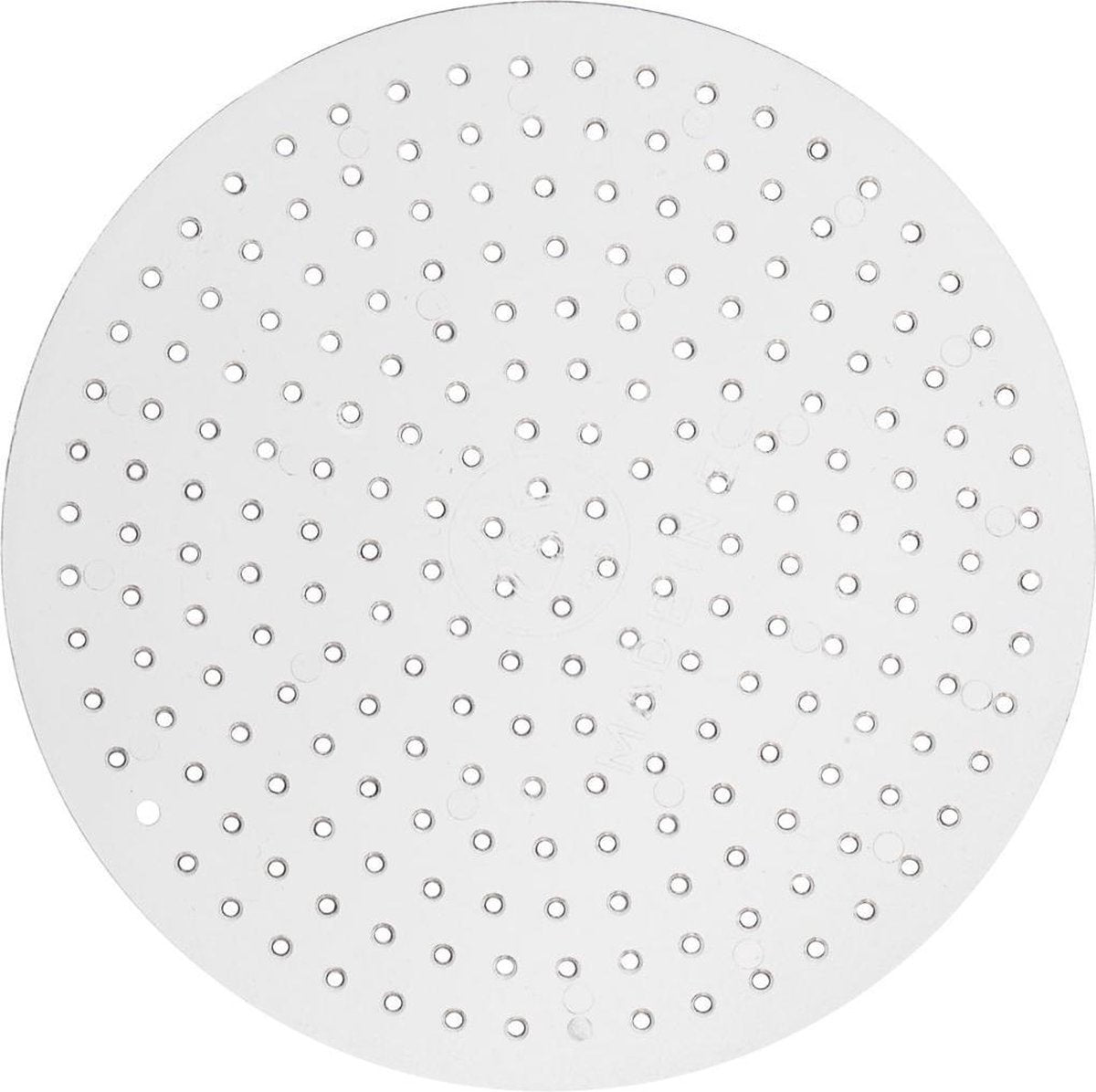 Creativ company grondplaat voor strijkkralen - ronde onderplaat - helder kralenbord - diy kralen ondersteuning - diameter 8,5cm - set van 10 stuks