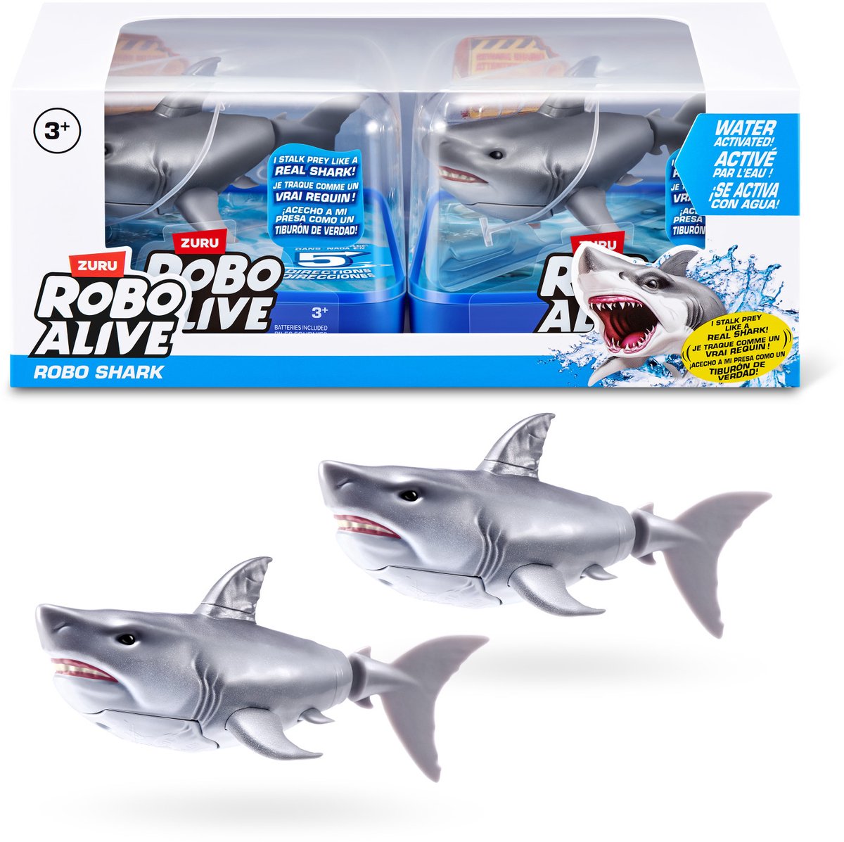 Robo alive water activated shark by zuru