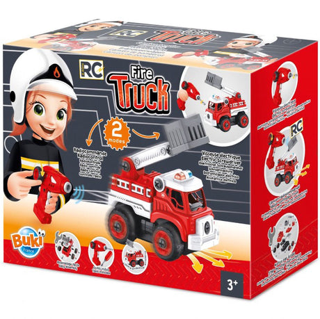 Buki france buki - bestuurbare rc brandweerwagen - wagen op afstandsbediening