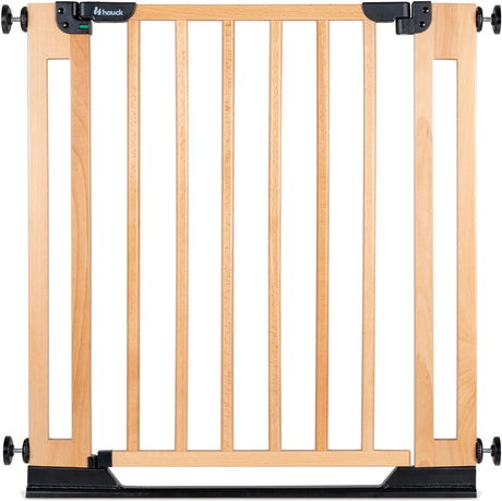 Hauck clear step easyclose eco - stevig deur en traphekje van beukenhout - beech