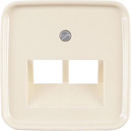 Busch-jaeger si centraalplaat creme tel data 2x8pl