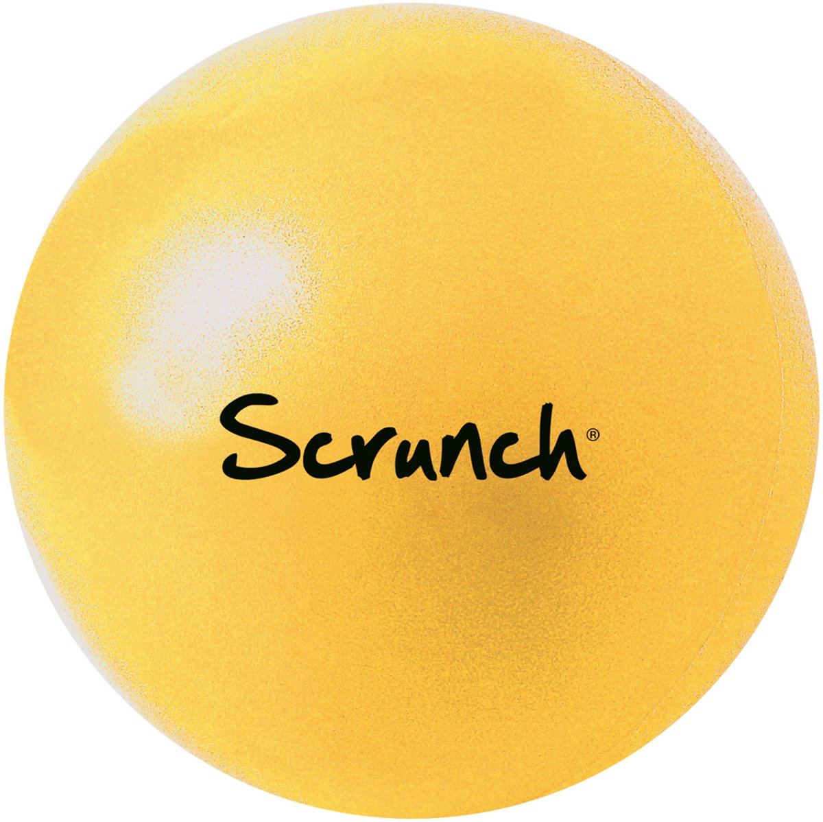 Scrunch bal - geel - opvouwbaar - recycleerbaar - 3 jaar