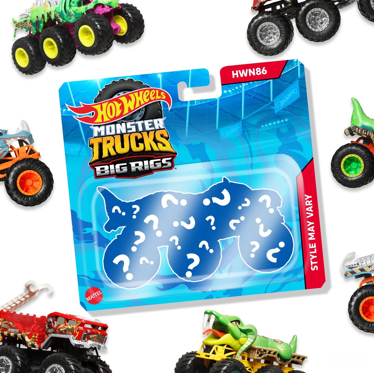Hot wheels monster trucks monstertrucks assortiment grote installaties