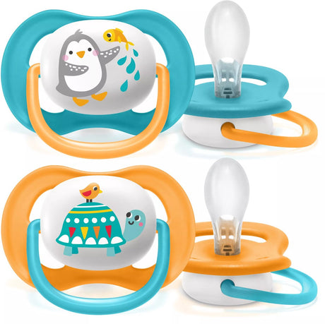 Philips avent - ultra air happy fopspeen - 6-18 m oranje