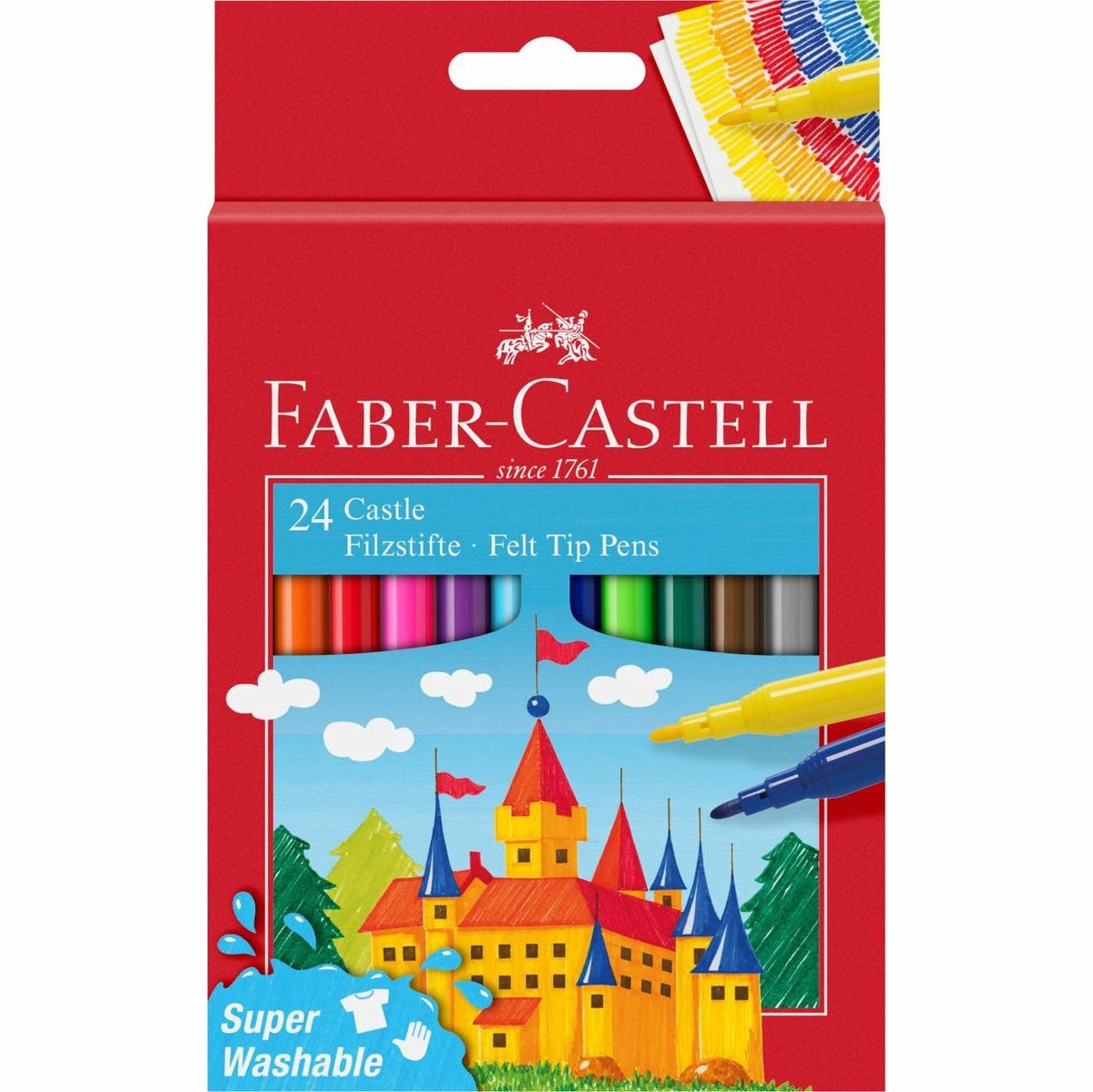 Faber-castell viltstiften - 24 stuks - fc-554202