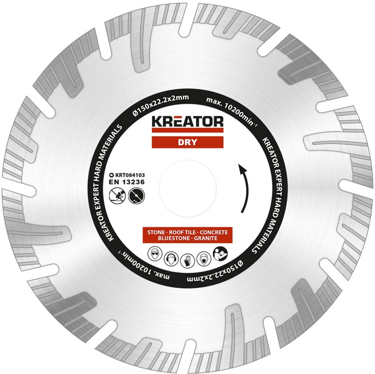 Kreator krt084103 diamantschijven set – ø150mm