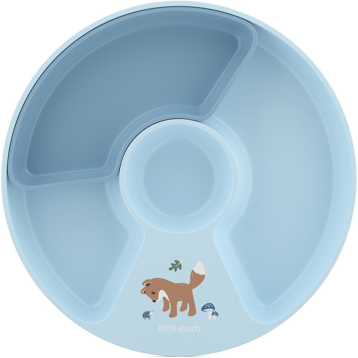 Mepal mio vakjesbord little dutch - magnetronbestendig - antislip - met uitneembaar compartiment - forest friends