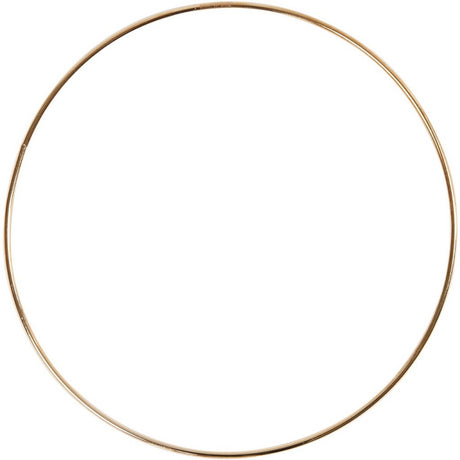 Creativ company metalen draadring goud, 20cm