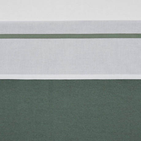 Meyco baby bies ledikant laken - forest green - 100x150cm - 0.3 tog