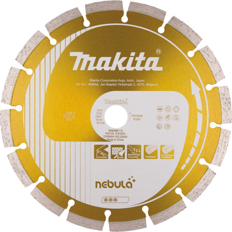 Makita b-54025 diamantschijf 230x22,23x2,4mm oranje