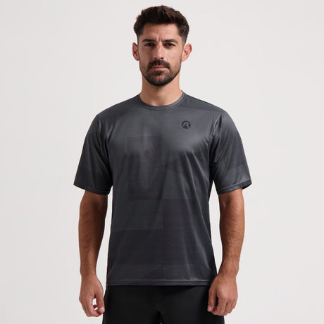 Rogelli core mountainbike shirt heren - fietsshirt - korte mouwen - grijs - advntr - maat s