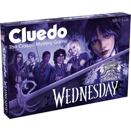 Winning moves cluedo - bordspel - wednesday - engels