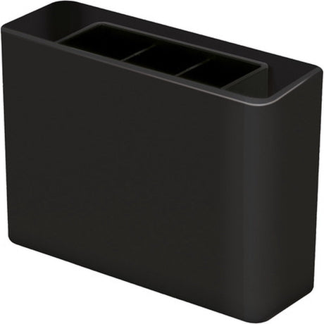 Han pennenkoker - smart line - 3-vaks - hoogglanzend zwart - ha-92120-13