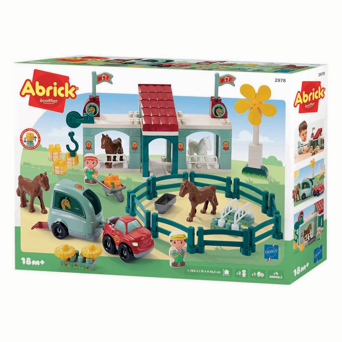 Abrick ecoiffier paardenrenbaan - 60dlg.