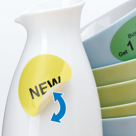 Merkloos sans marque herma 4386 etiketten wit movables verwijd. ø 20 a4 2400 st.