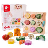 Classic world houten snijgroente, 20dlg.