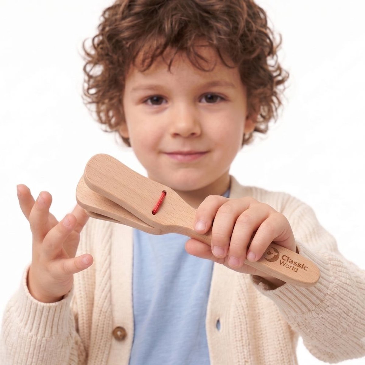 Classic world - muziekinstrument - castagnetten - kinderen