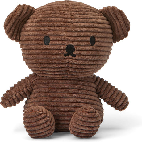 Bon ton toys nijntje - boris bear eco corduroy brown - 17 cm - 7''