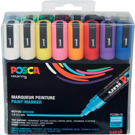 Uni mitsubishi pencil uni posca stiften - basis colors - pc5m 1,8-2,5 mm