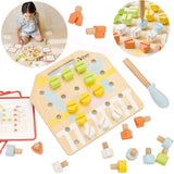 Classic world klassieke wereld houten manipulatieve bordlogische puzzel - uni